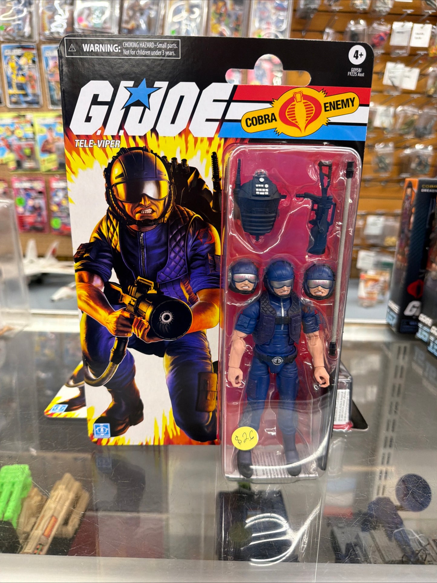 Hasbro G.I. Joe Classified Series Retro Cardback TELE-VIPER 6" Figure NEW 2025