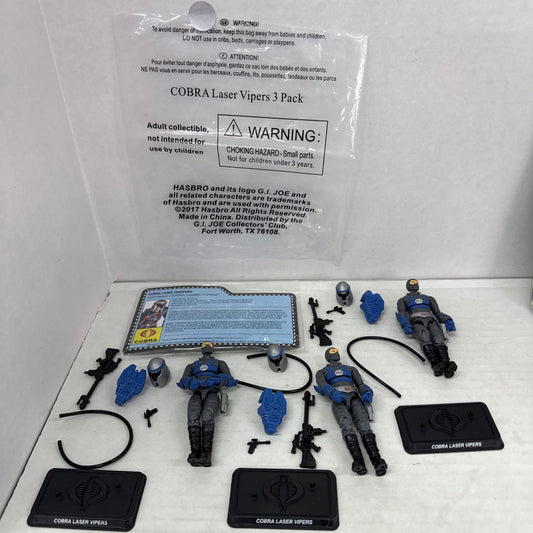 GI Joe Convention Laser Viper 3-pack 2017