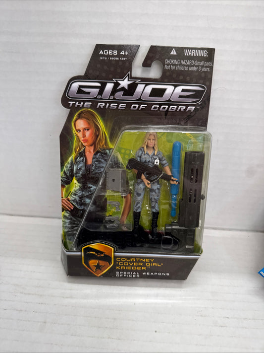 GI Joe The Rise Of Cobra Courtney Cover Girl Krieger New Figure 3.75 Officer