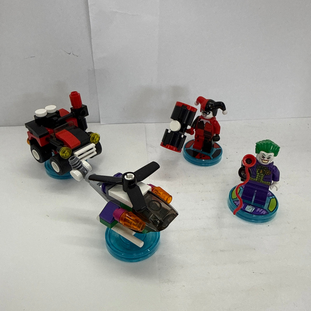 LEGO Dimensions DC Comics Team Pack The Joker/Harley Quinn Set Of 4