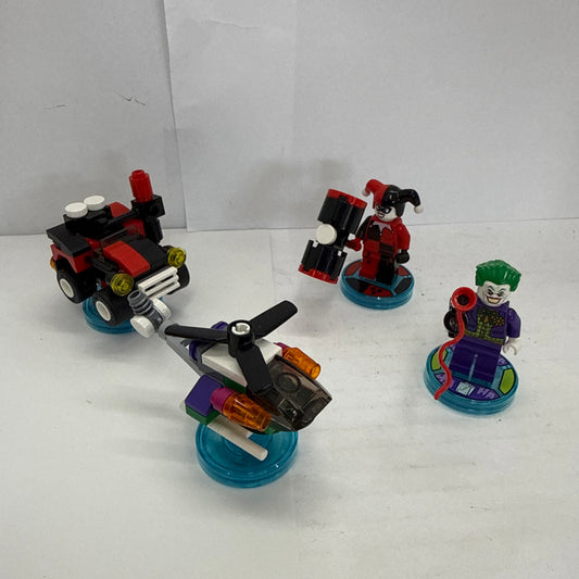 LEGO Dimensions DC Comics Team Pack The Joker/Harley Quinn Set Of 4