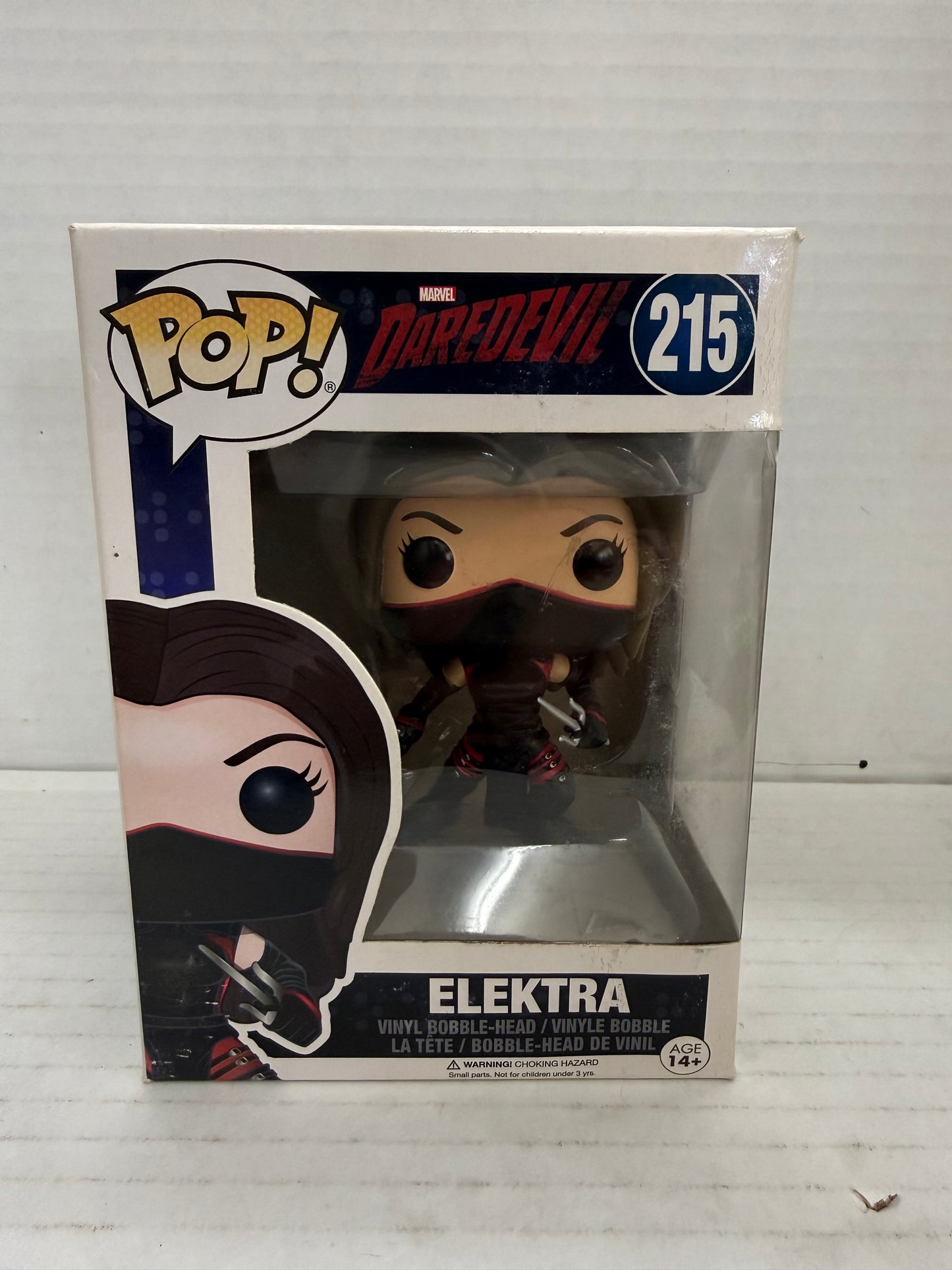 FUNKO POP! Marvel Daredevil Elektra Vinyl Bobble-Head #215