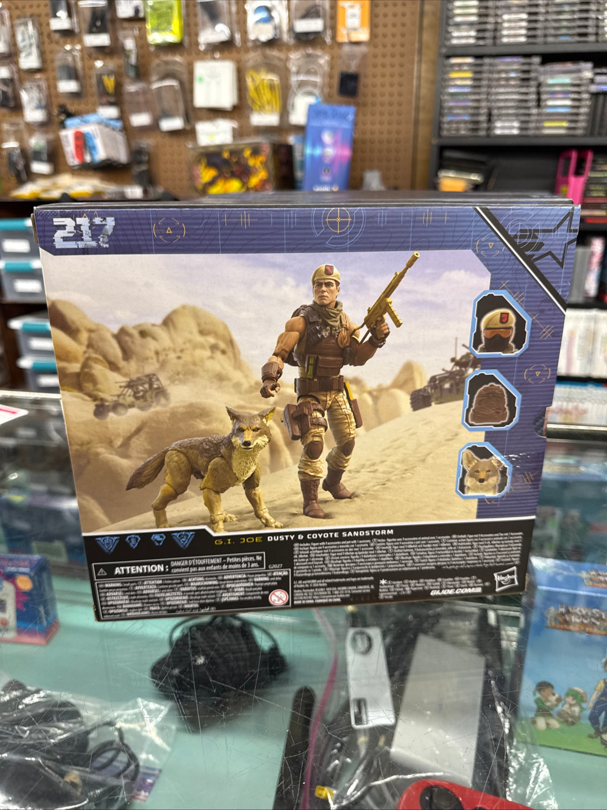 GI JOE CLASSIFIED SERIES #217 DUSTY & SANDSTORM COYOTE SEALED