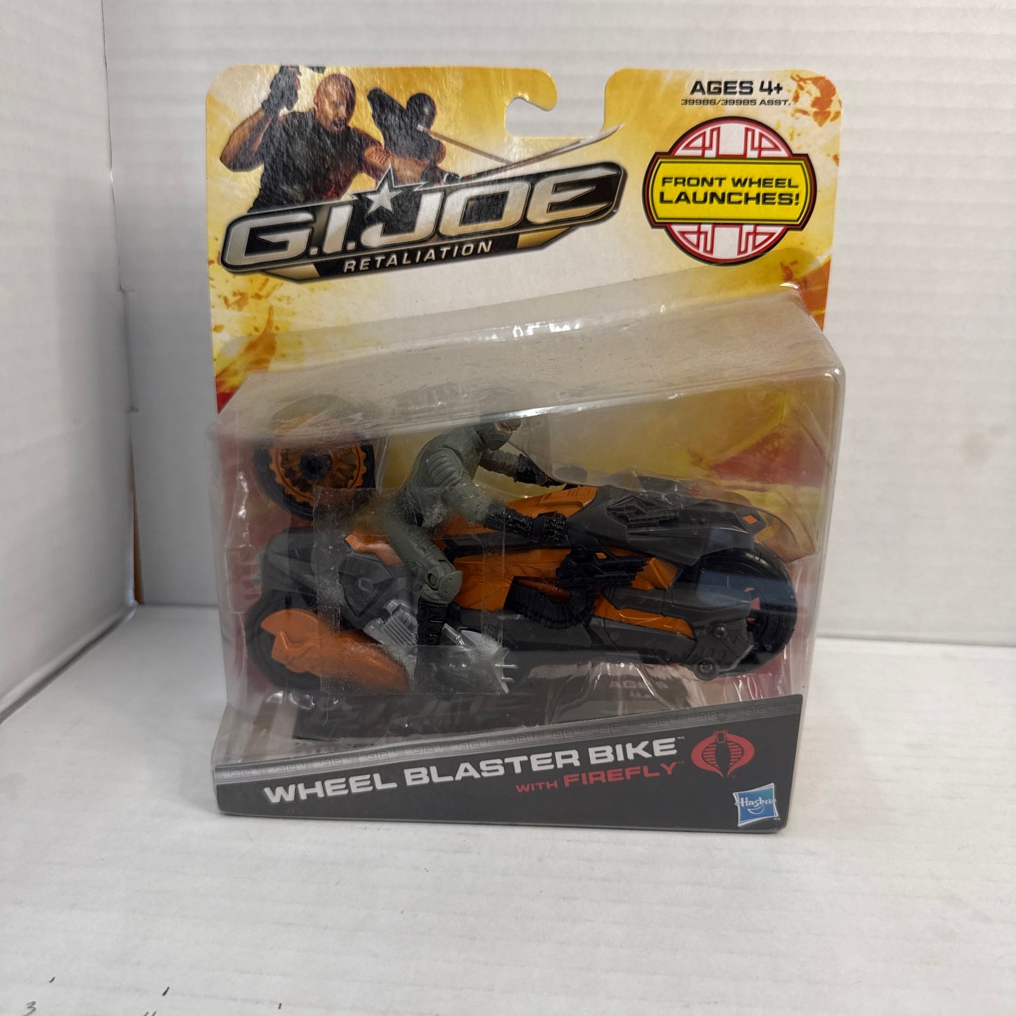 GI Joe Retaliation Wheel Blaster Bike with Firefly Figure New Sealed 2011 Hasbro