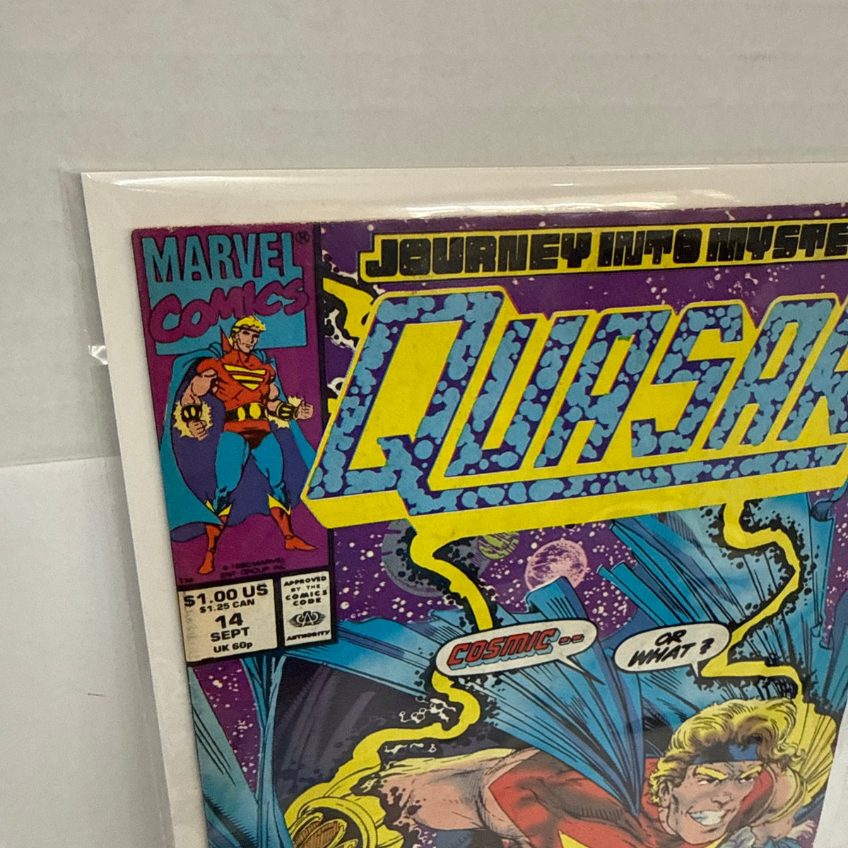 QUASAR #14 NEWSSTAND Marvel 1992 ICONIC Tod McFarlane COVER
