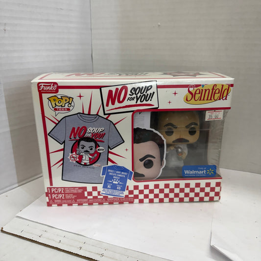 Seinfeld Yev Kassem Funko Pop 1089 No Soup For You XL T-Shirt Walmart Exclusive