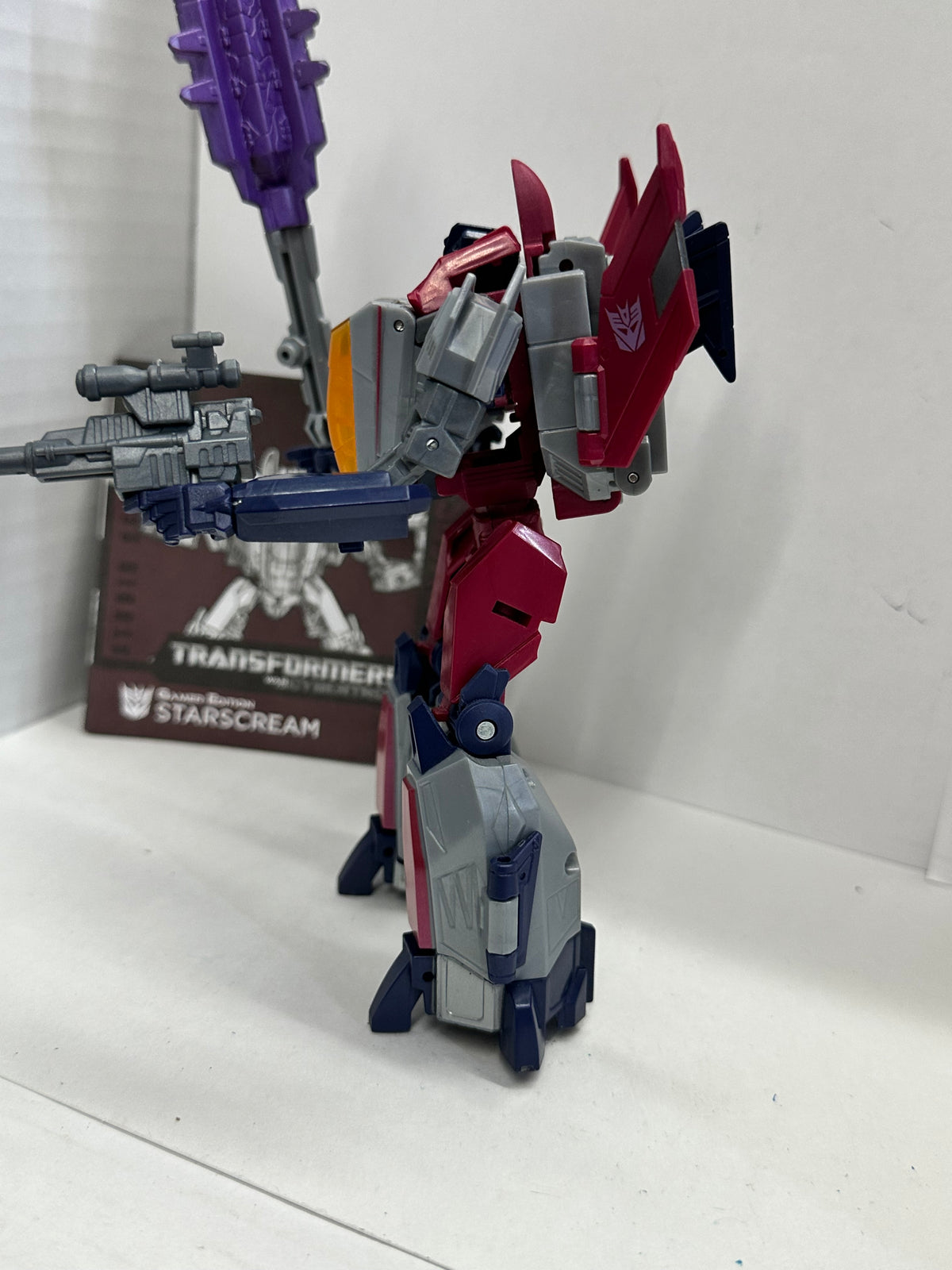 Transformers Studio Series Gamer Edition Starscream Hasbro complete 06 WFC