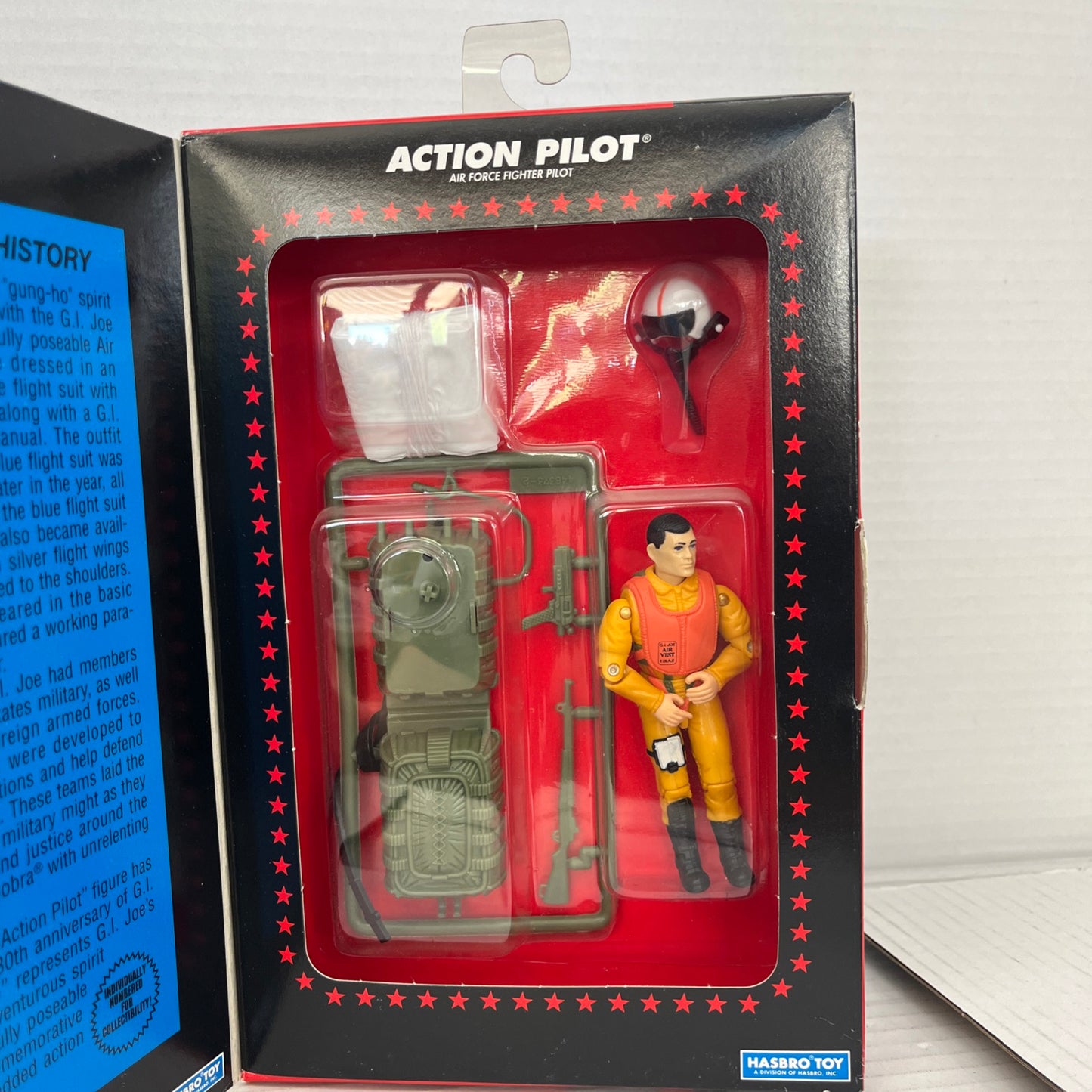 Vintage 1993 Hasbro G.I. Joe Action Pilot Air Force Fighter Figure Toy Misb