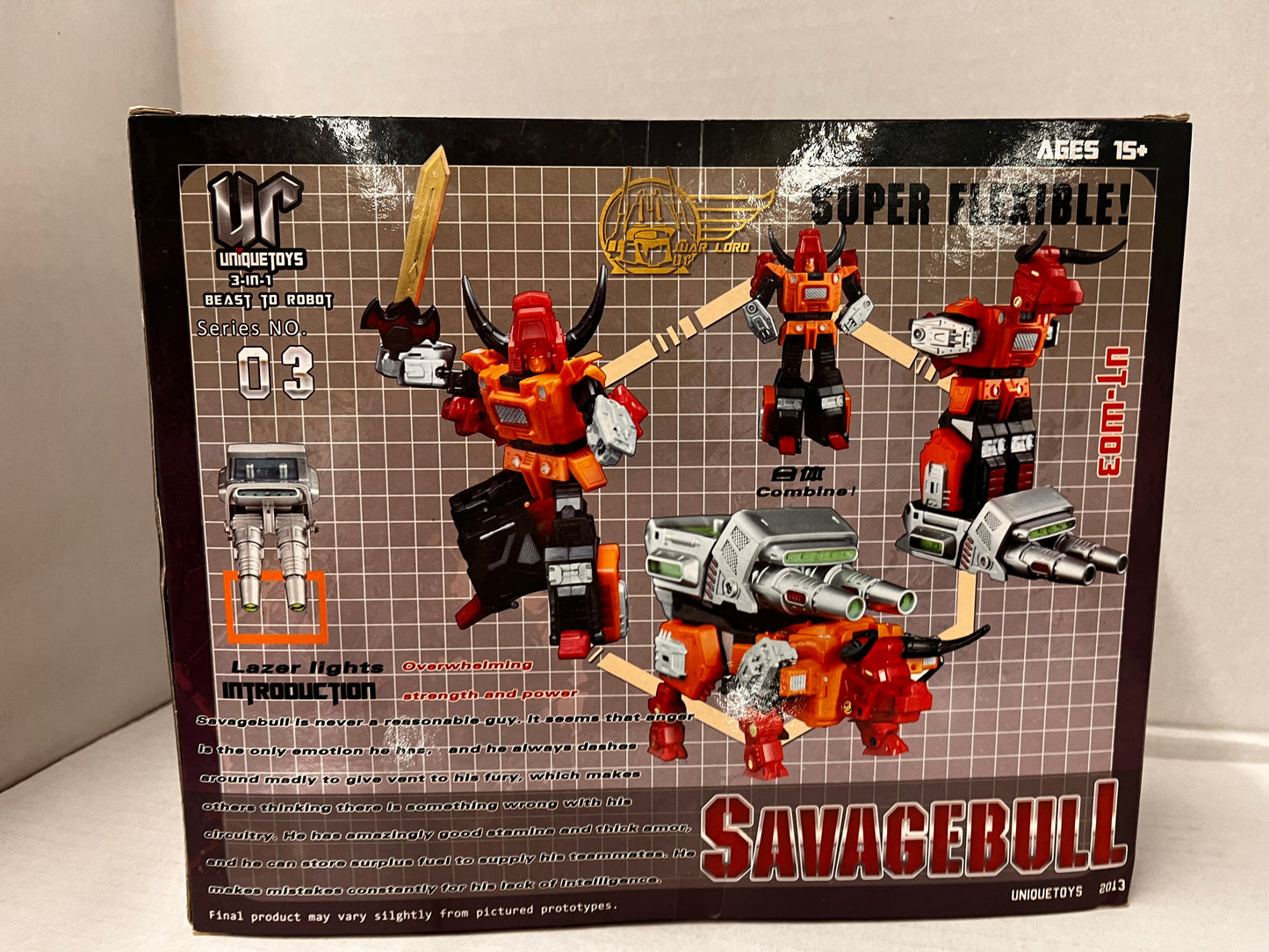 Transformers Predaking Unique Toys War Lord Combiner