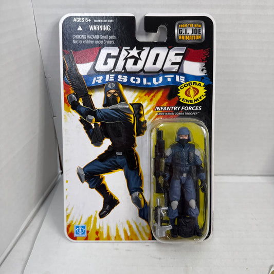 G.I. Joe Resolute Animation Infantry Forces Action Figure Cobra Trooper