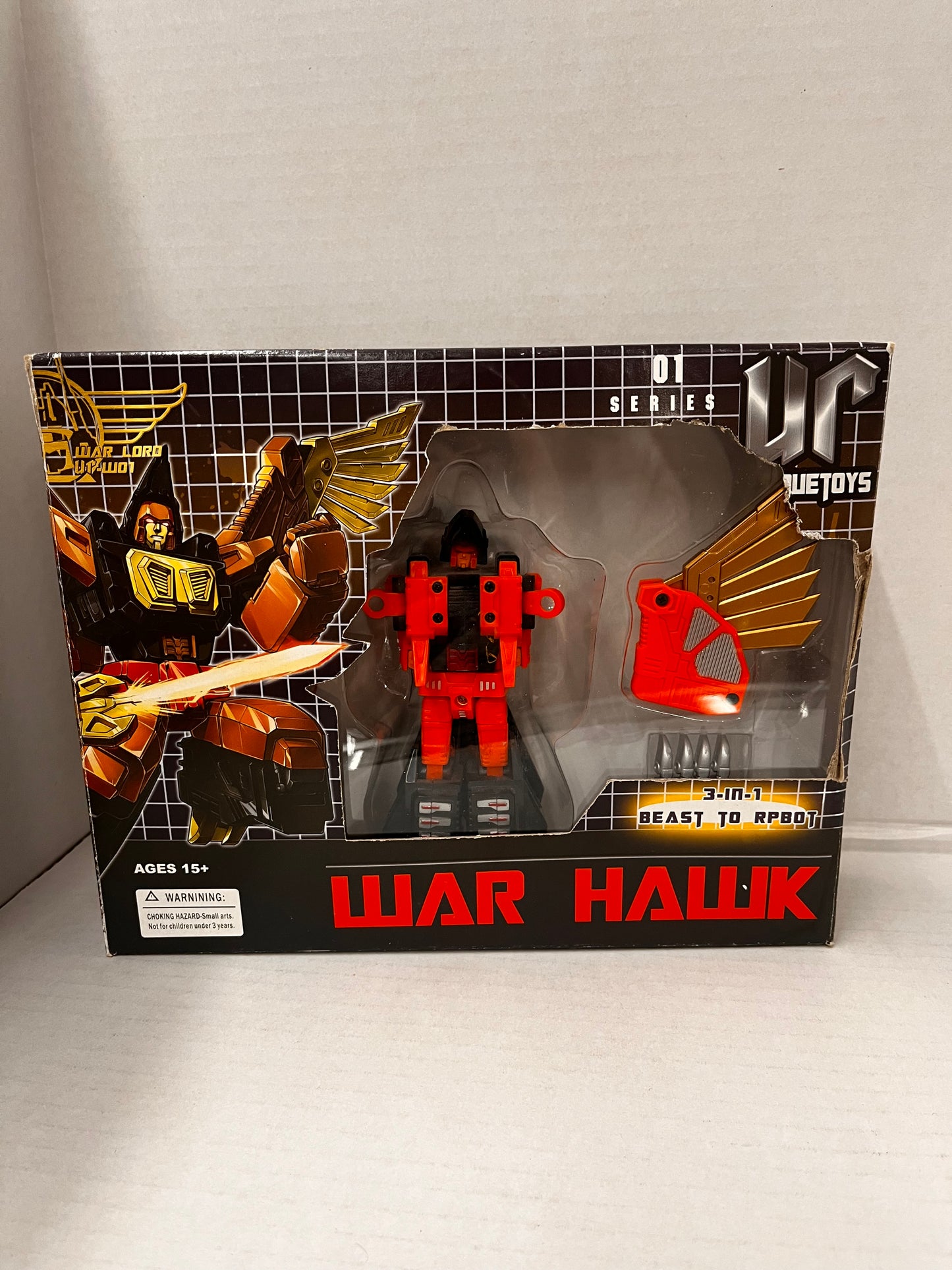 Transformers Predaking Unique Toys War Lord Combiner