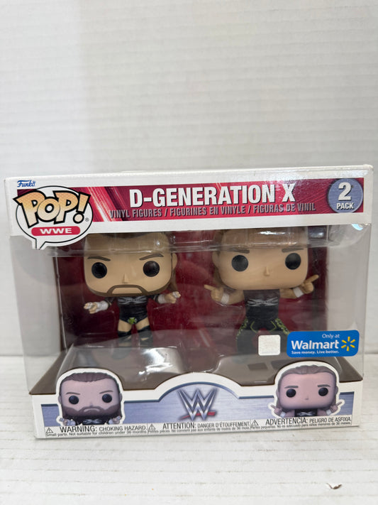 Funko Pop D-X Triple H Shawn Michaels D-Generation X WWE Walmart Exclusive 2pack