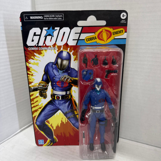 2024 Hasbro GI Joe Classified Series Retro Card Cobra Commander 6" Figure New