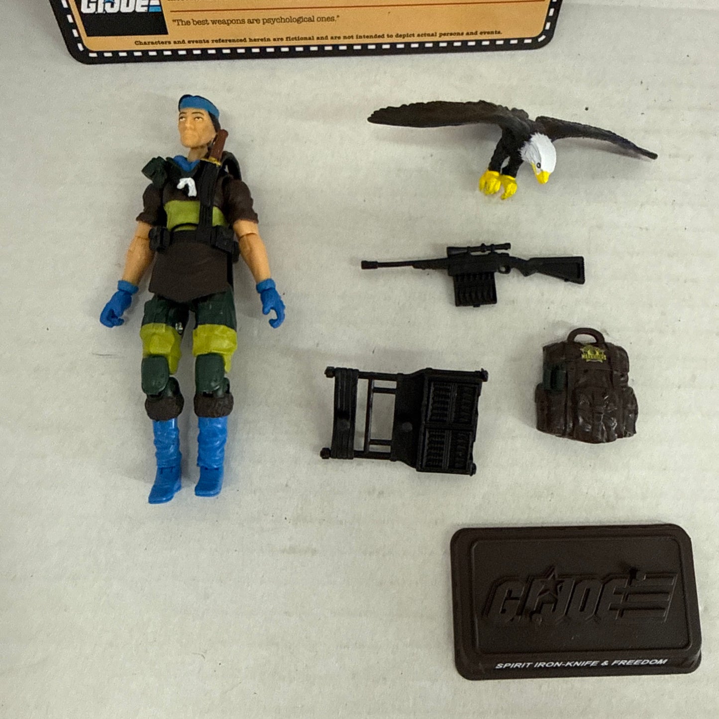 GI Joe Club/Con exclusive Mad Maruaders Spirit Action Figure W File card