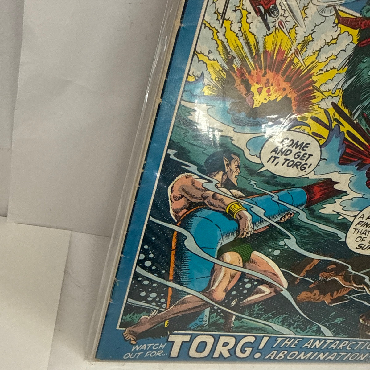 Sub-Mariner #55 1st Appearance of Torg Marvel 1972