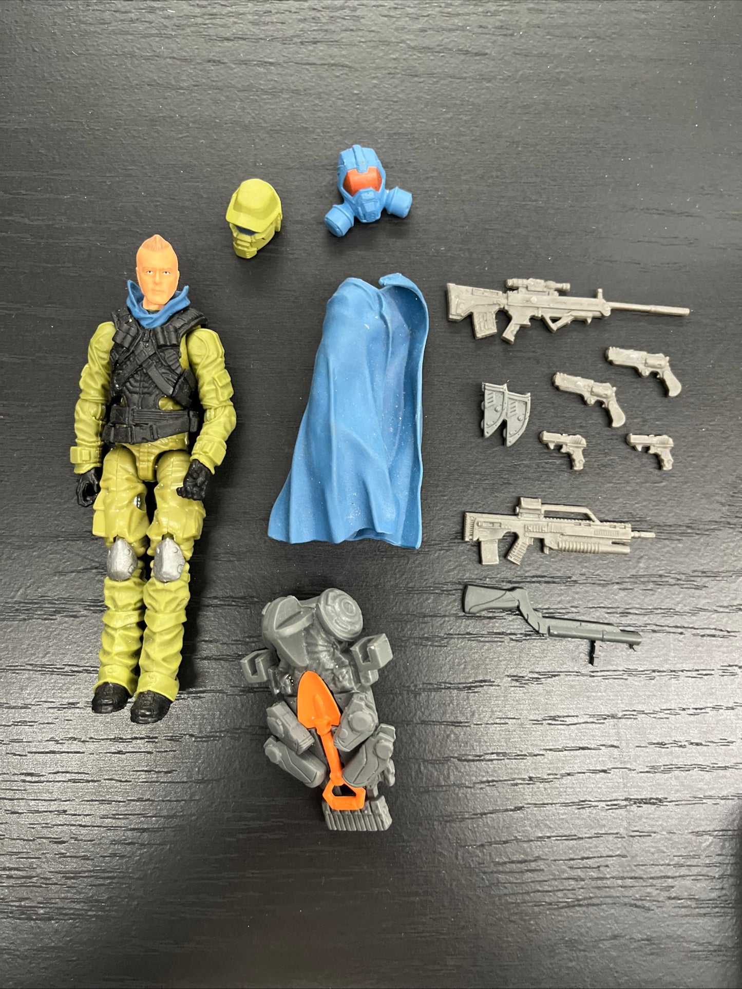 G.I. JOE 2012 G.I. JOE TROOPER Blue Cape