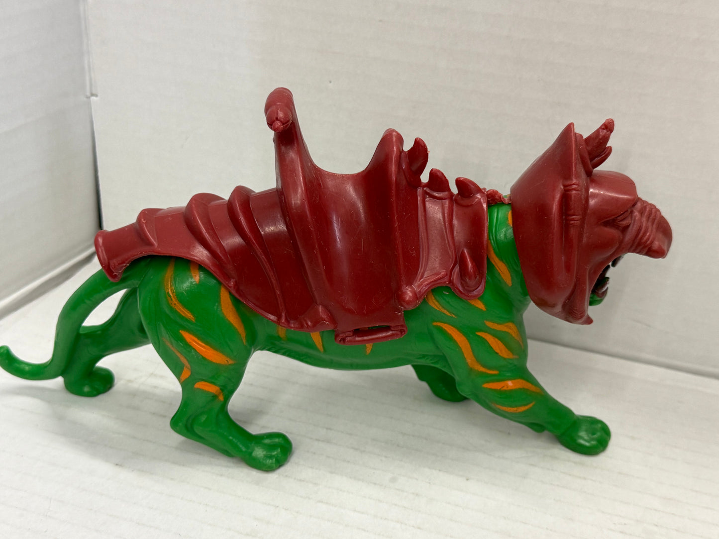 Vintage Action Figure Original MOTU Battle Cat With Armor 1980s By Mattel #4