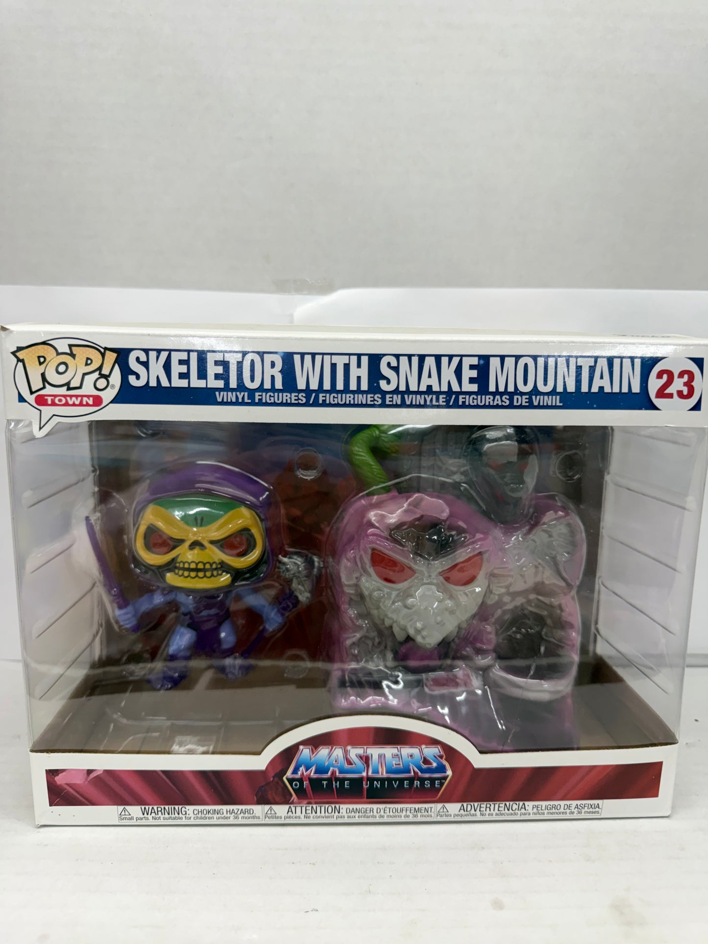 Funko Pop! Town Retro Toys: Masters of the Universe - Skeletor with Snake Mounta