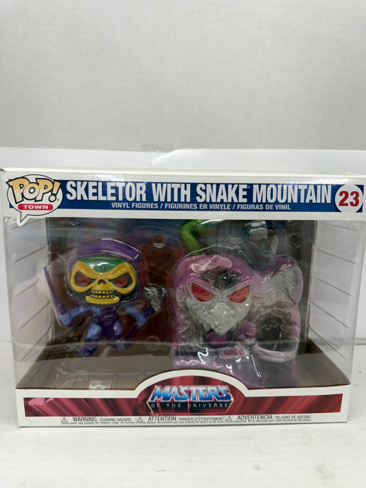 Funko Pop! Town Retro Toys: Masters of the Universe - Skeletor with Snake Mounta