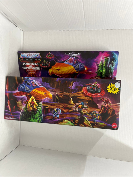 Masters of the Universe Origins MOTU Point Dread and Talon Fighter NEW SEALED