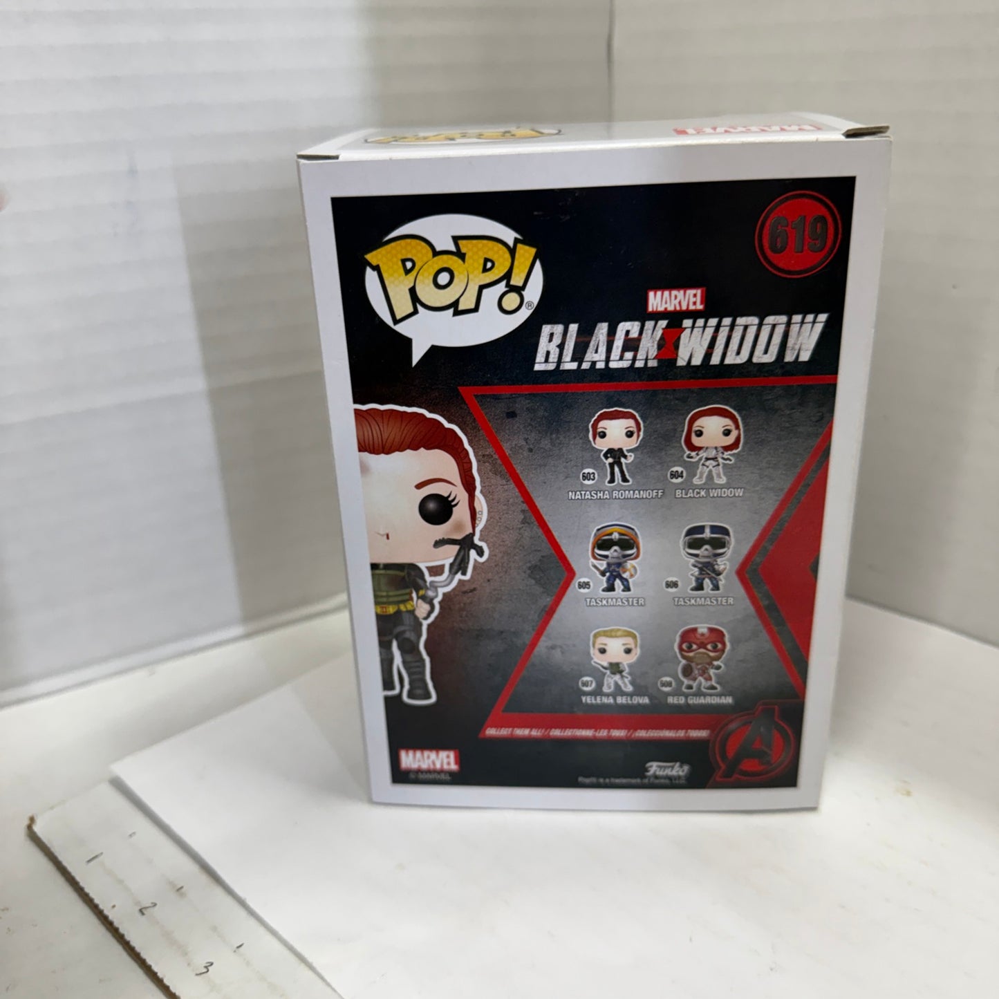 Funko Pop! Black Widow #619 Marvel Collector Corps Vinyl Figure