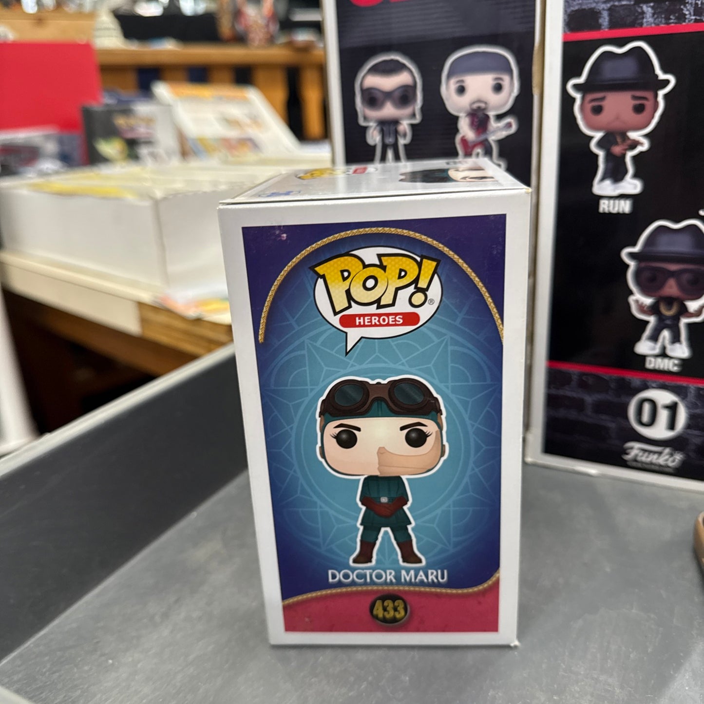 Signed Funko Pop! Elena Anaya - Heroes: Wonder Woman Doctor Maru #433