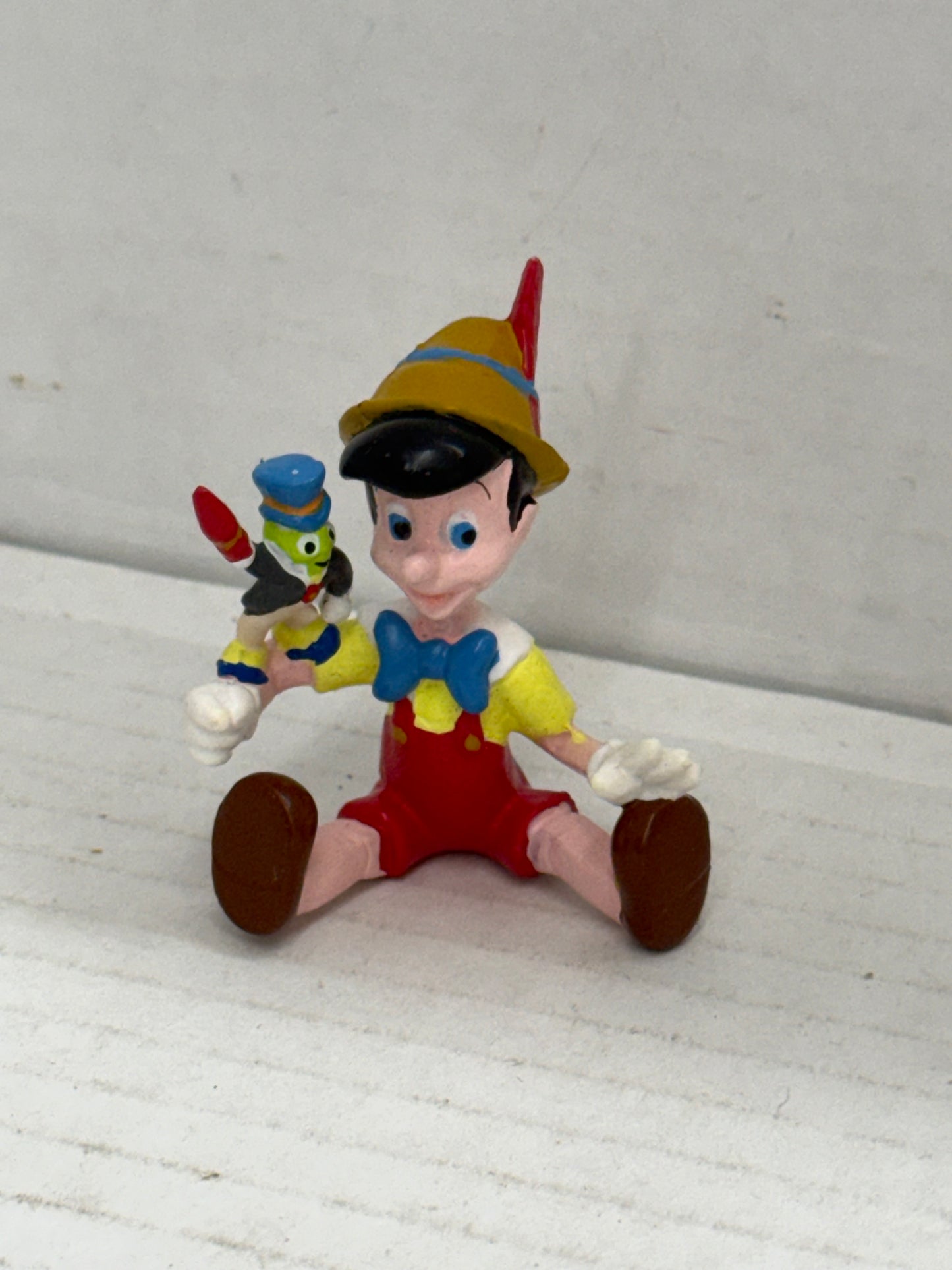 Pinocchio Jiminy Cricket  Cake Topper Toy  Disney Applause Vintage