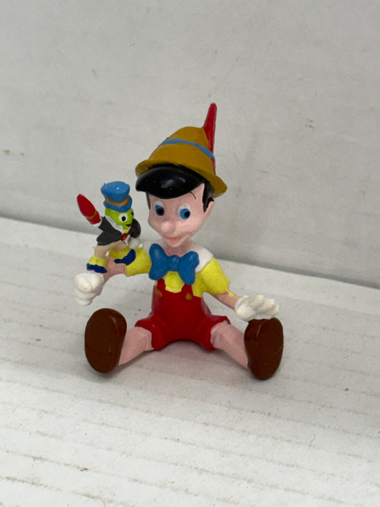 Pinocchio Jiminy Cricket  Cake Topper Toy  Disney Applause Vintage