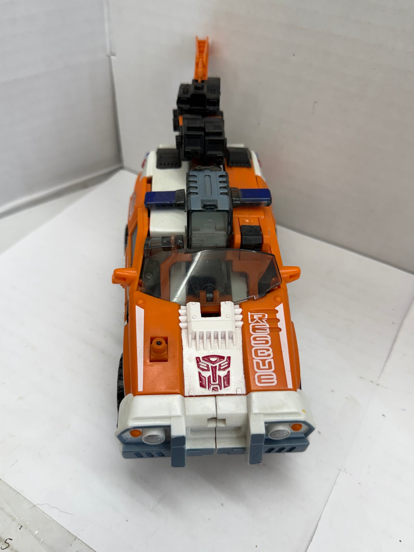 Transformers Armada Powerlinx Red Alert Figure w/ Longarm Mini-con 2002 Hasbro