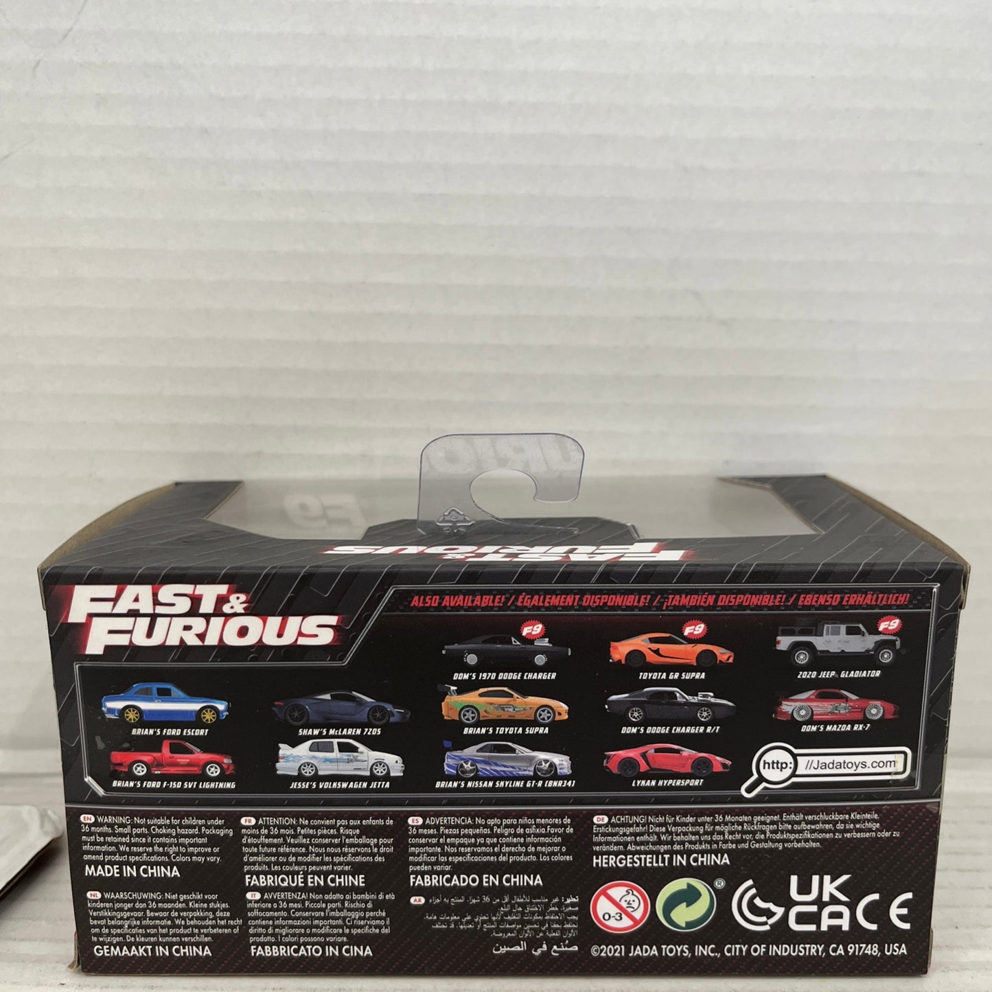 New! Dom's 1970 Dodge Charger Fast & Furious 2024 Jada & Metallica Figure 1:32