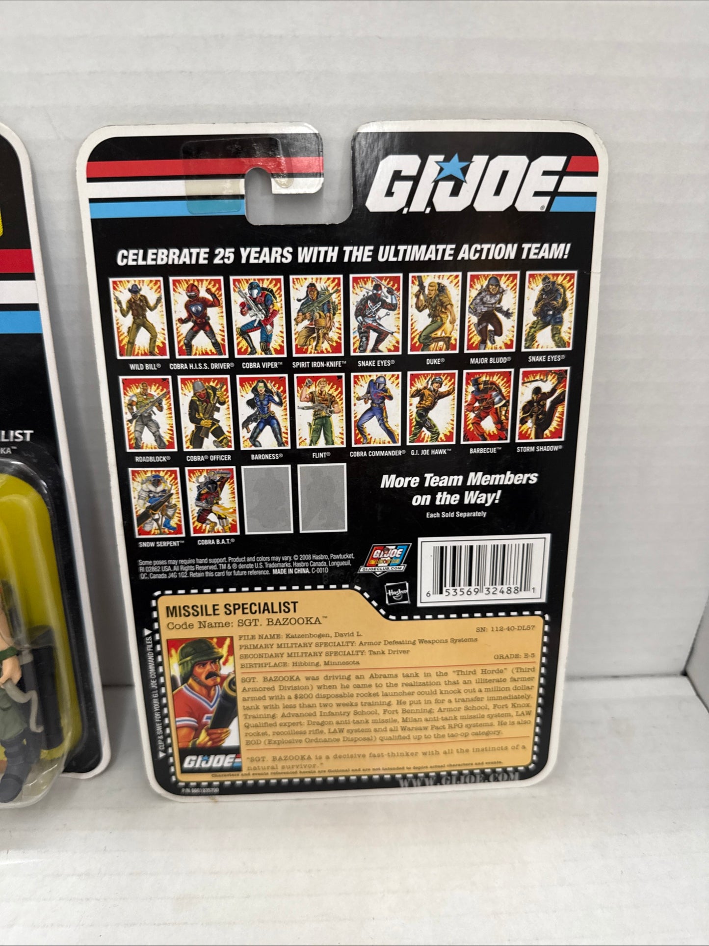 GI Joe 3.75” 25th General Hawk MOC