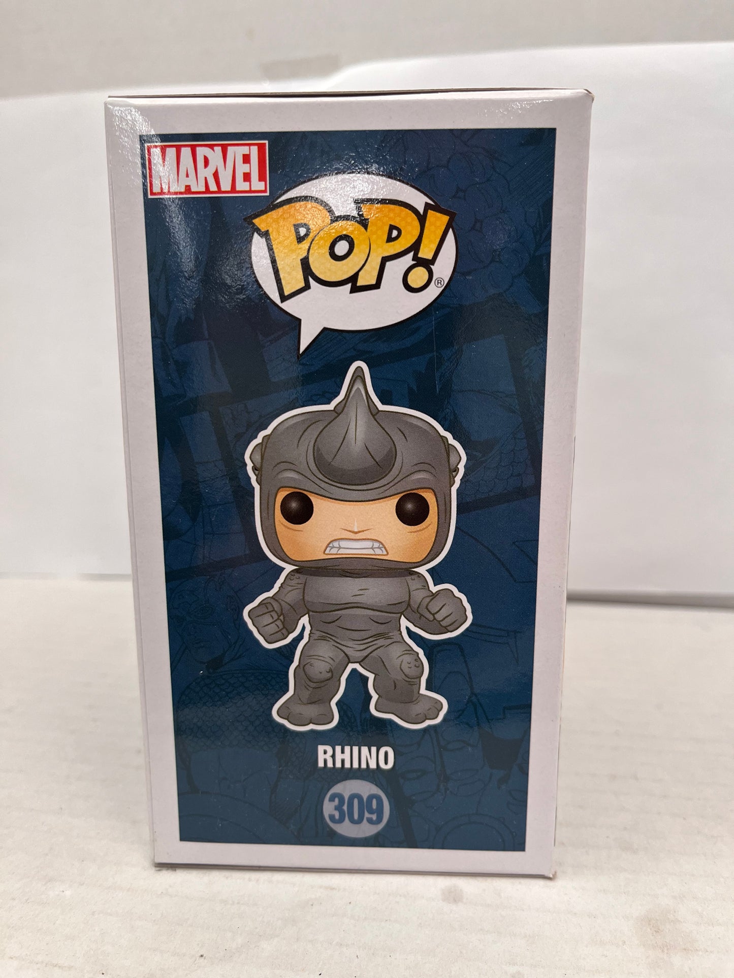 Funko Pop Marvel Collector Corps Rhino 309