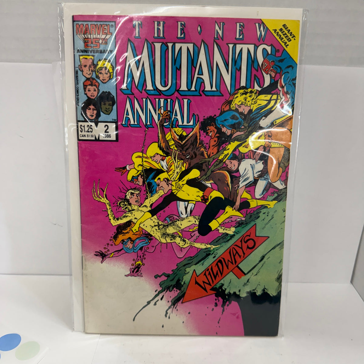 Marvel Comics The New Mutants Annual #2 Wolverine New Mutants (1986)