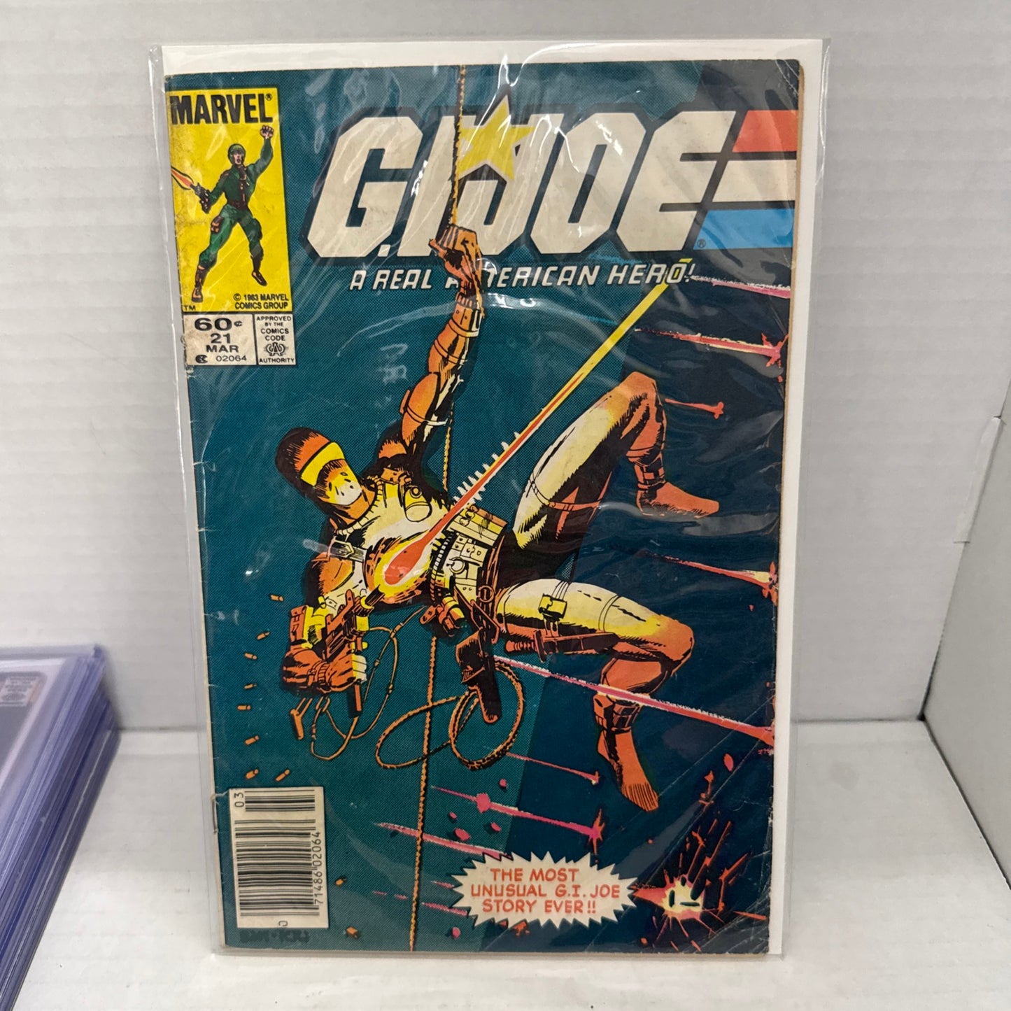 GI JOE A REAL AMERICAN HERO WHITE 3RD 1ST STORM SHADOW MARVEL