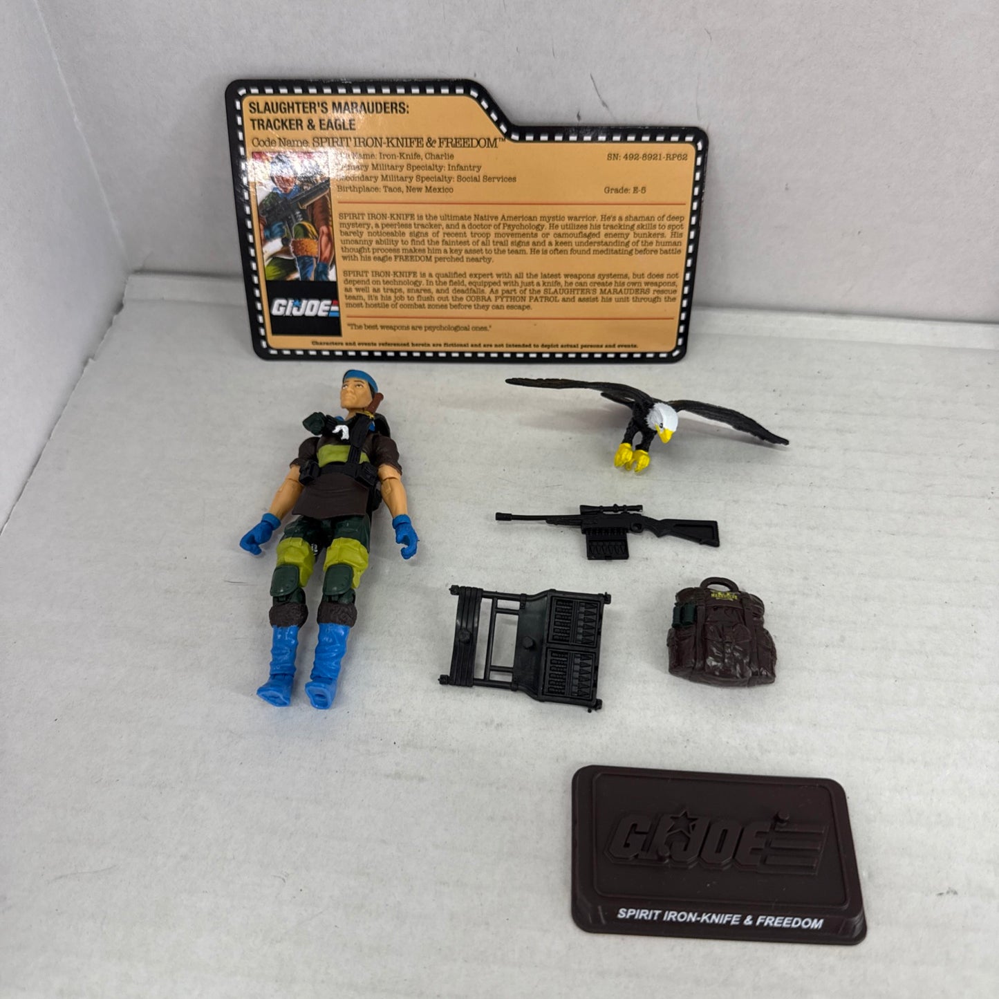 GI Joe Club/Con exclusive Mad Maruaders Spirit Action Figure (missing Knife)