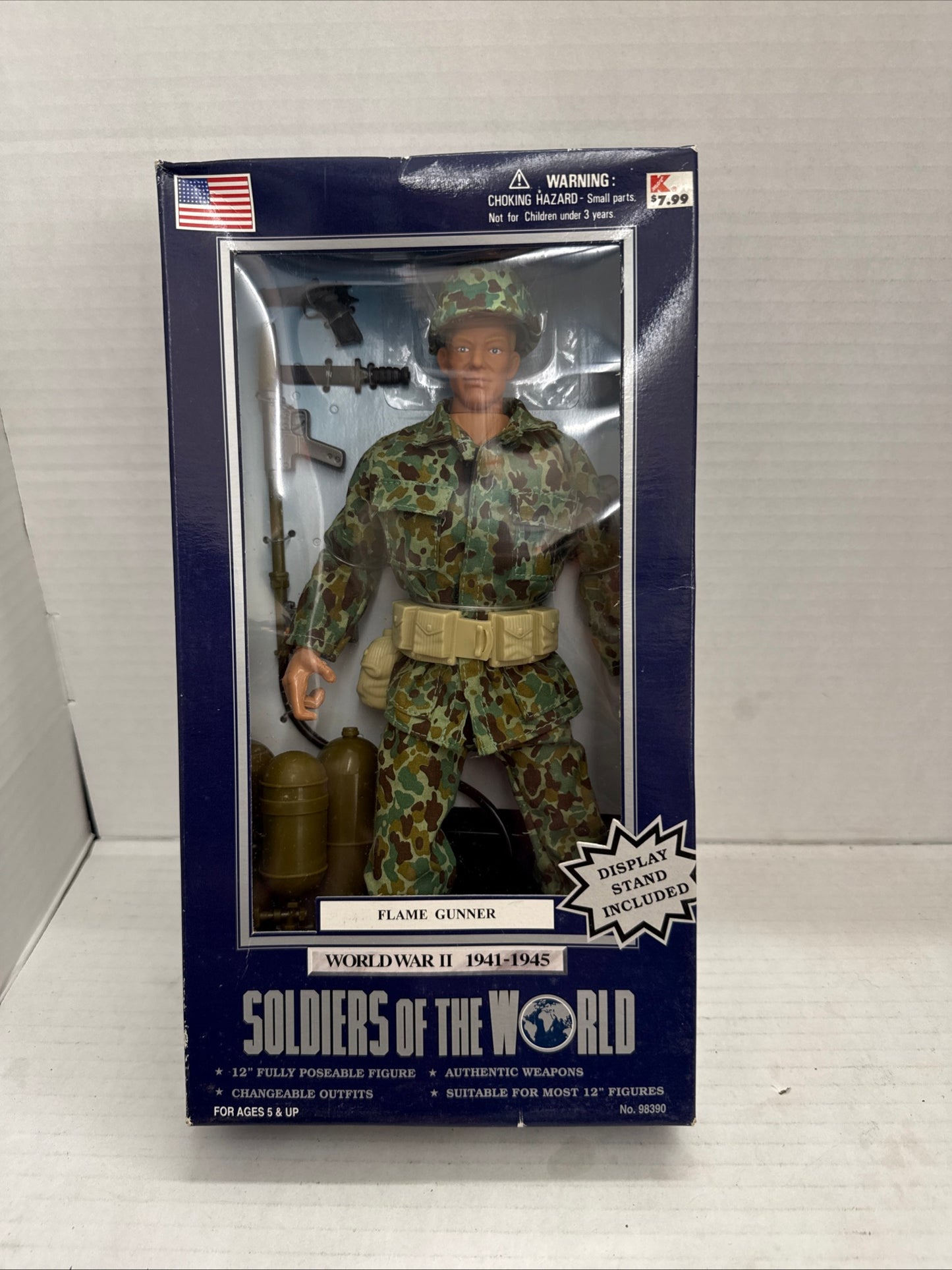 Toy Action Figure. Soldiers of The World, Flame Gunner