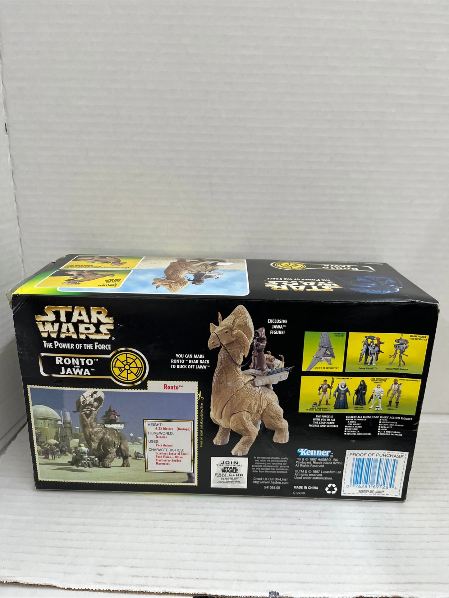 Star Wars The Power Of The Force Ronto And Jawa 1997 Hasbro Collectable