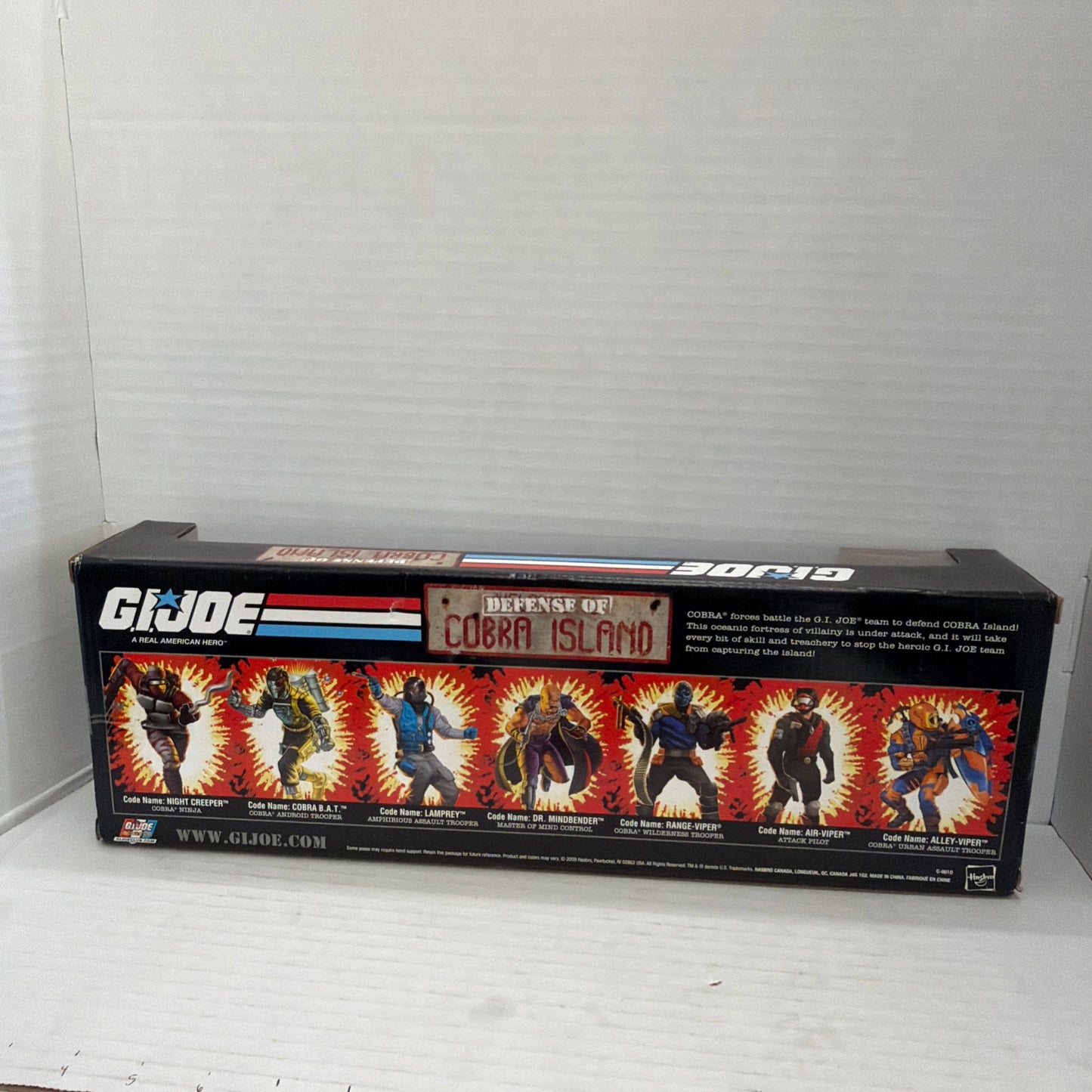 NEW/SEALED GI Joe 25th Anniversary Defense of Cobra Island 2009