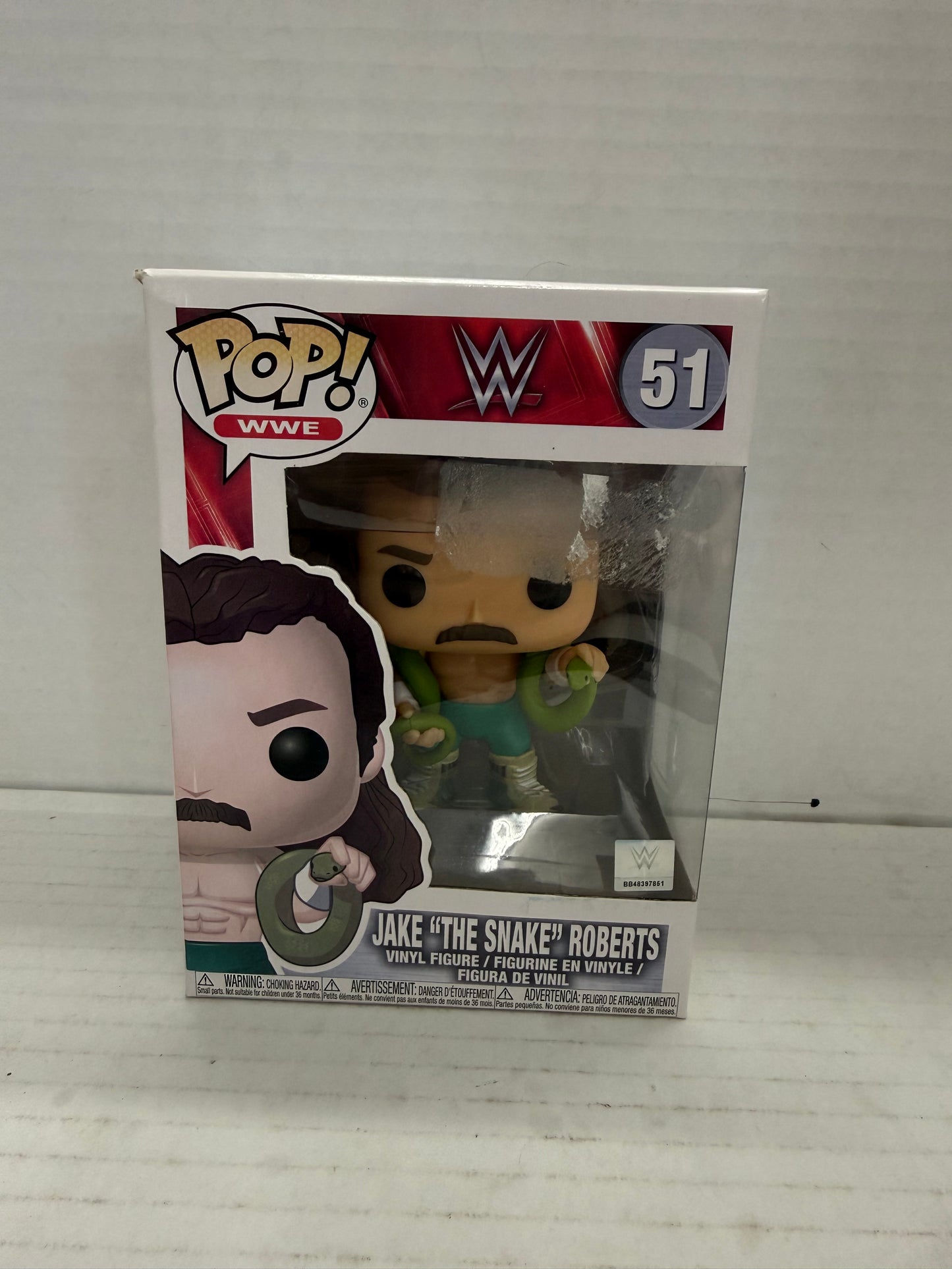 Funko Pop WWE Jake The Snake Roberts #51 Chase w/ Protector