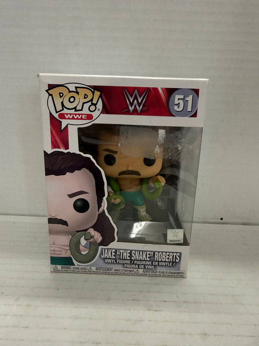 Funko Pop WWE Jake The Snake Roberts #51 Chase w/ Protector