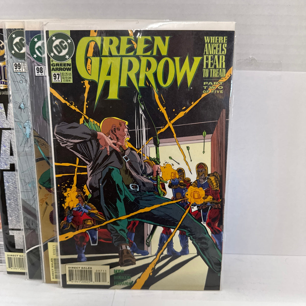 Green Arrow DC Comics Comic Book Lot #93-103  (11) 1995-1996