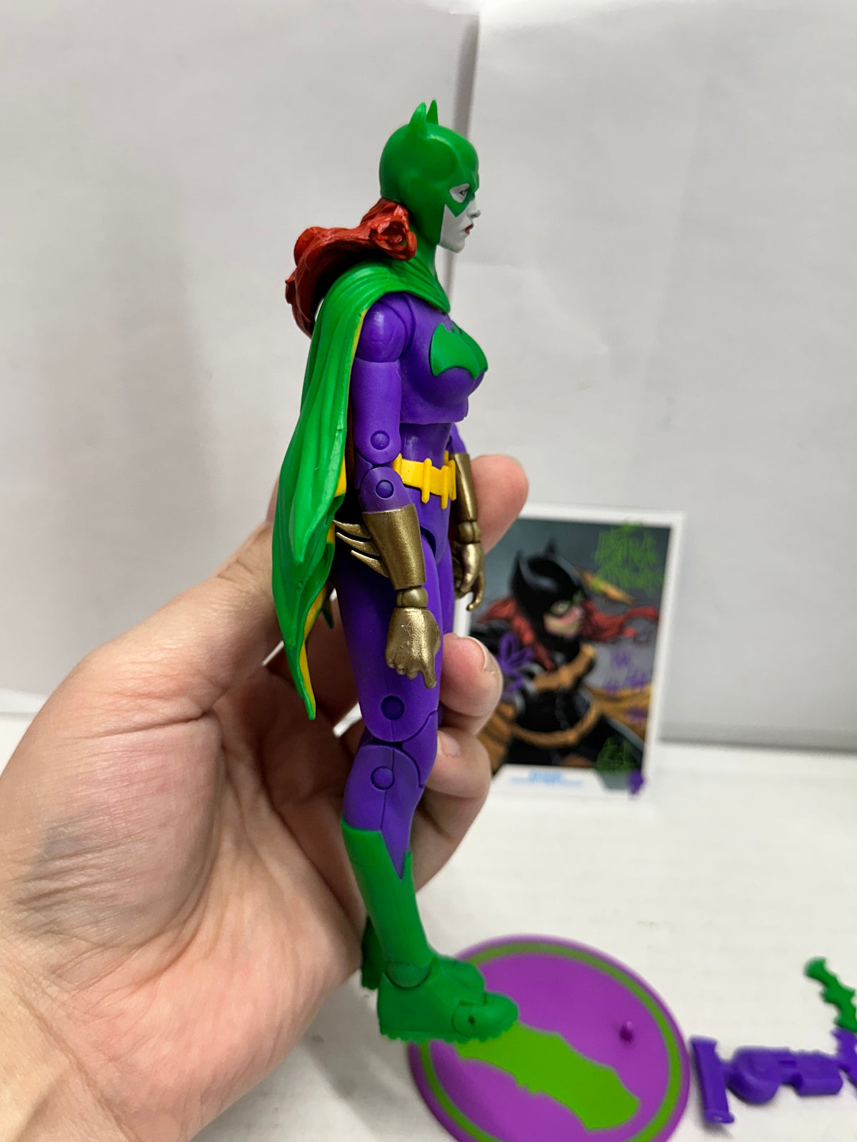 McFarlane DC Multiverse Gold Label Jokerized Batgirl Figure Batman Three Jokers