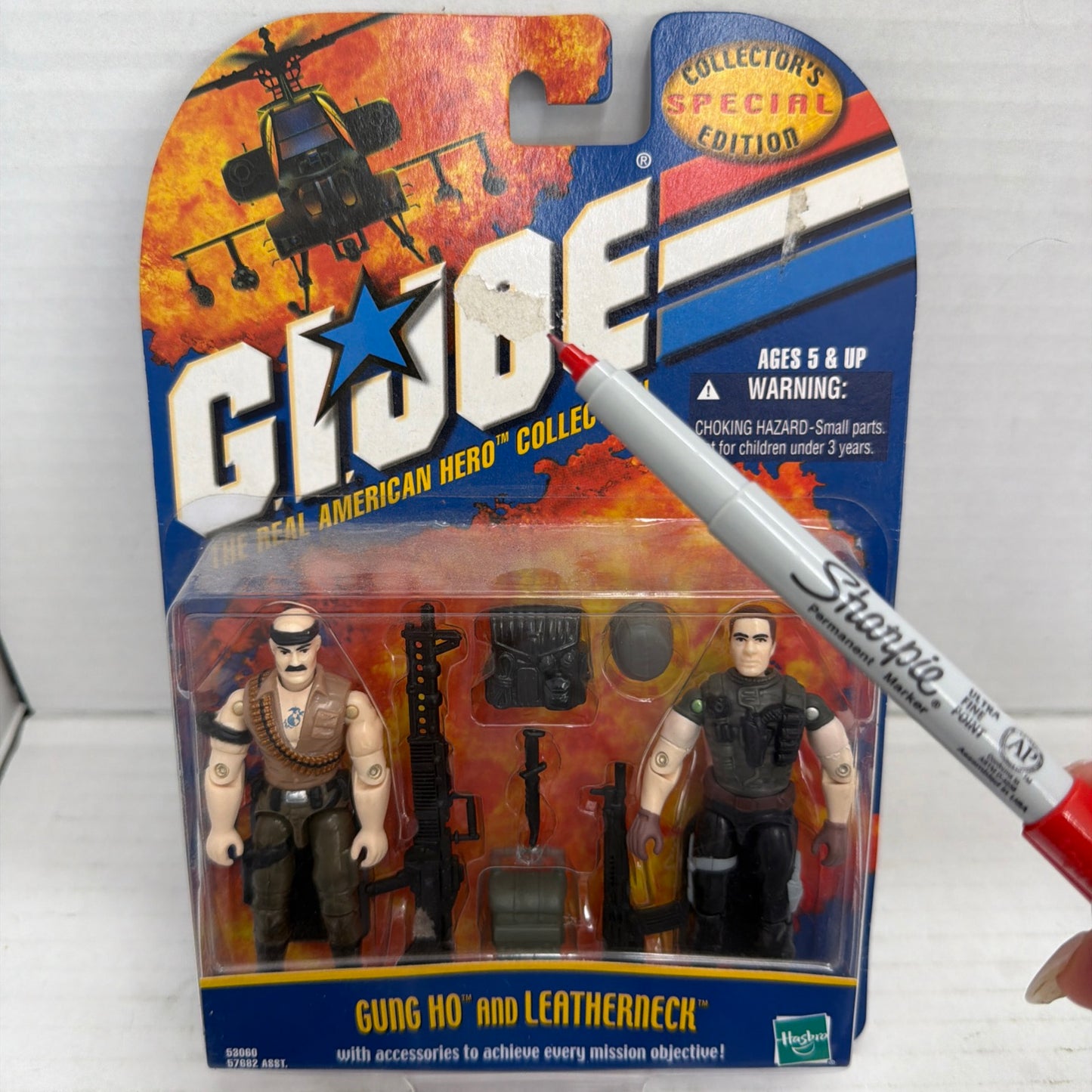 VTG  09 GI JOE The Real American Hero Collection. Gung Ho & Leatherneck Pkg Dmg