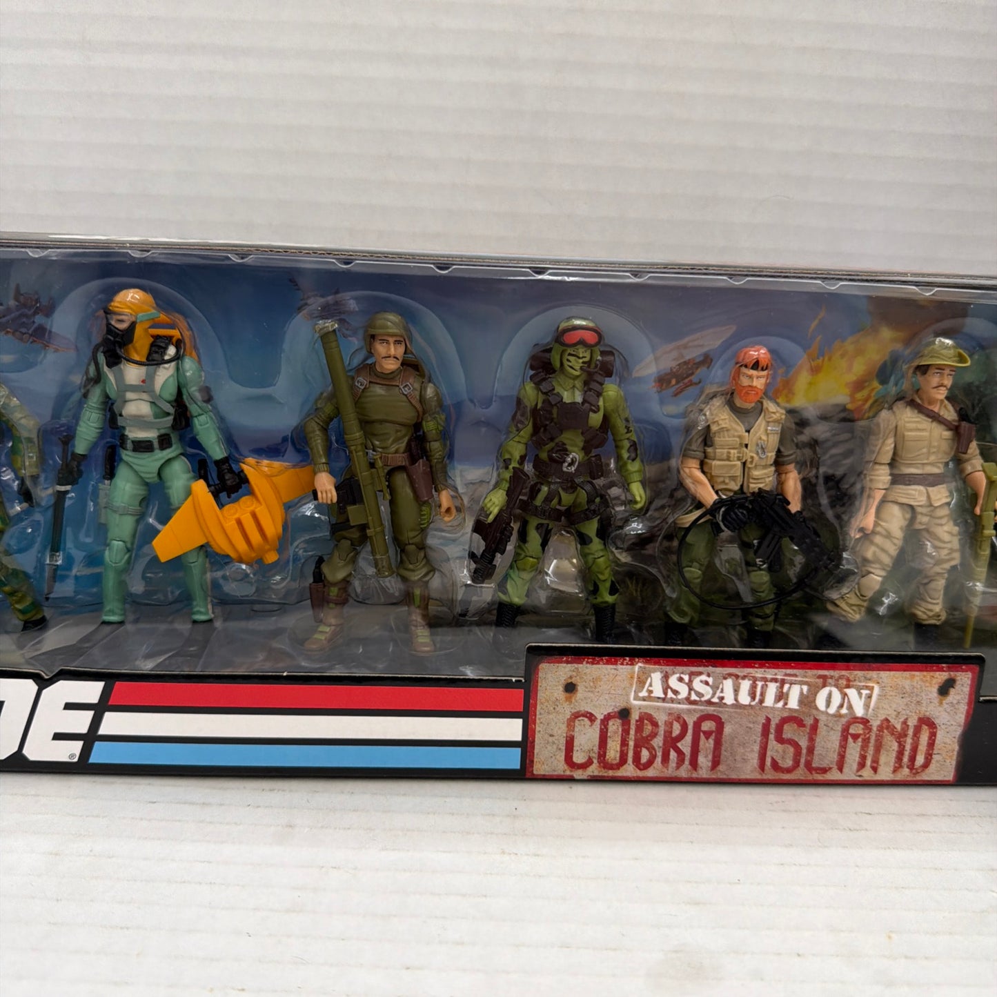 2009 GI Joe Multipacks  Assault Squad Assault Of Cobra Island 7-Pack Exclusive
