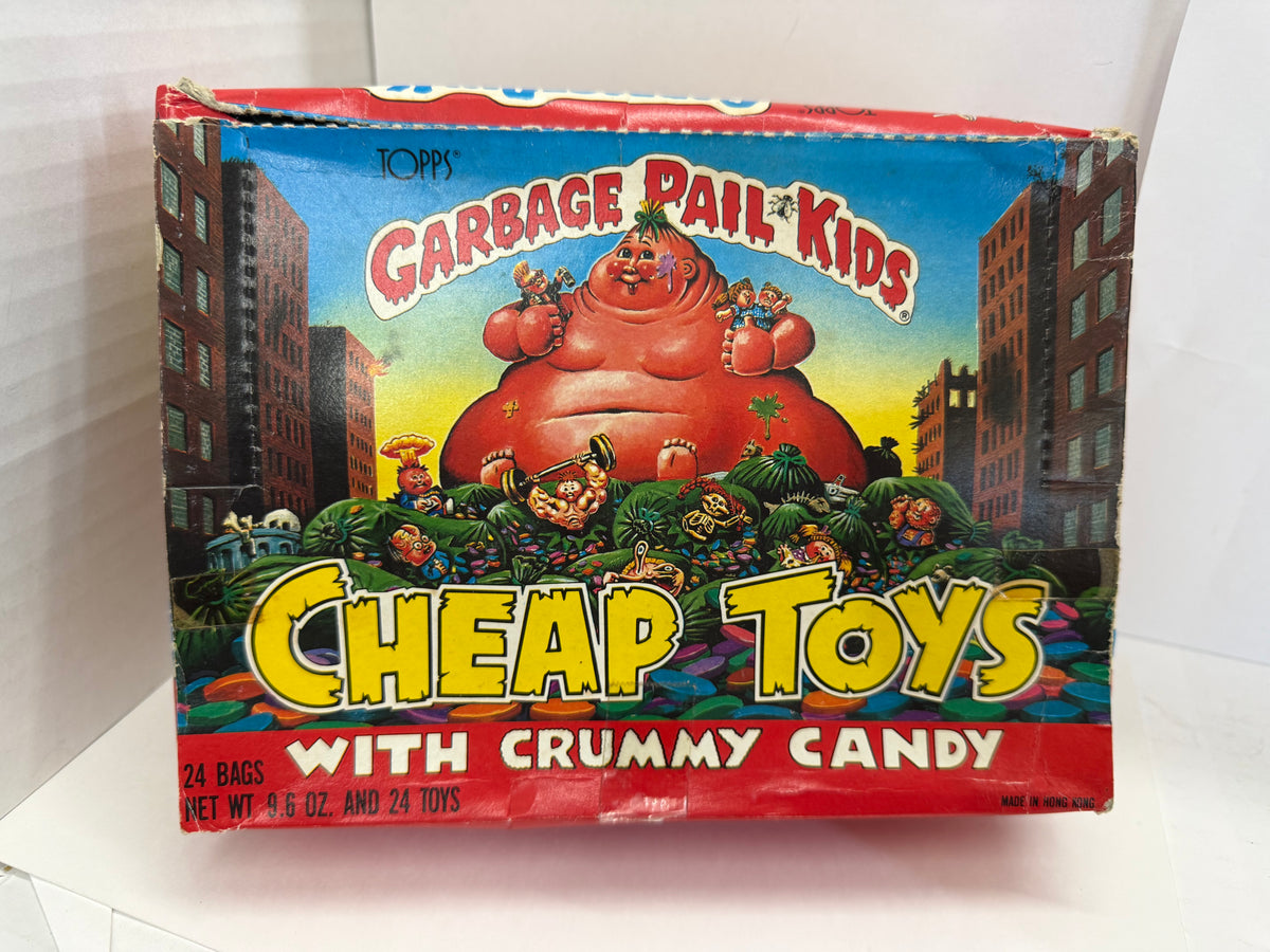 1986 Topps Vintage Garbage Pail Kids 1st Cheap Toys 24 bags In Original Box