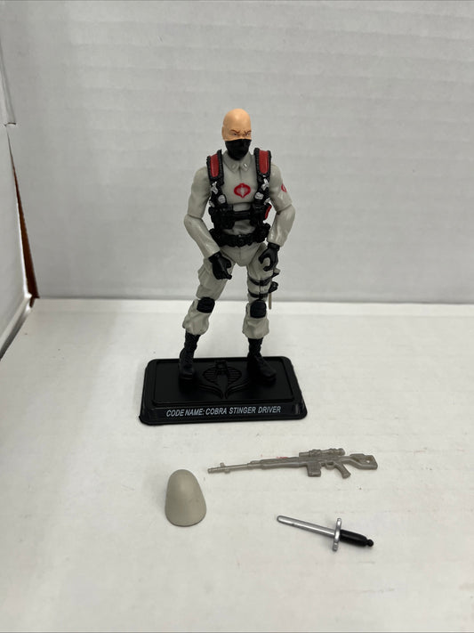 2007 GI JOE 25TH ANNIVERSARY COBRA VEHICLE DRIVER LOOSE COMPLETE FIGURE