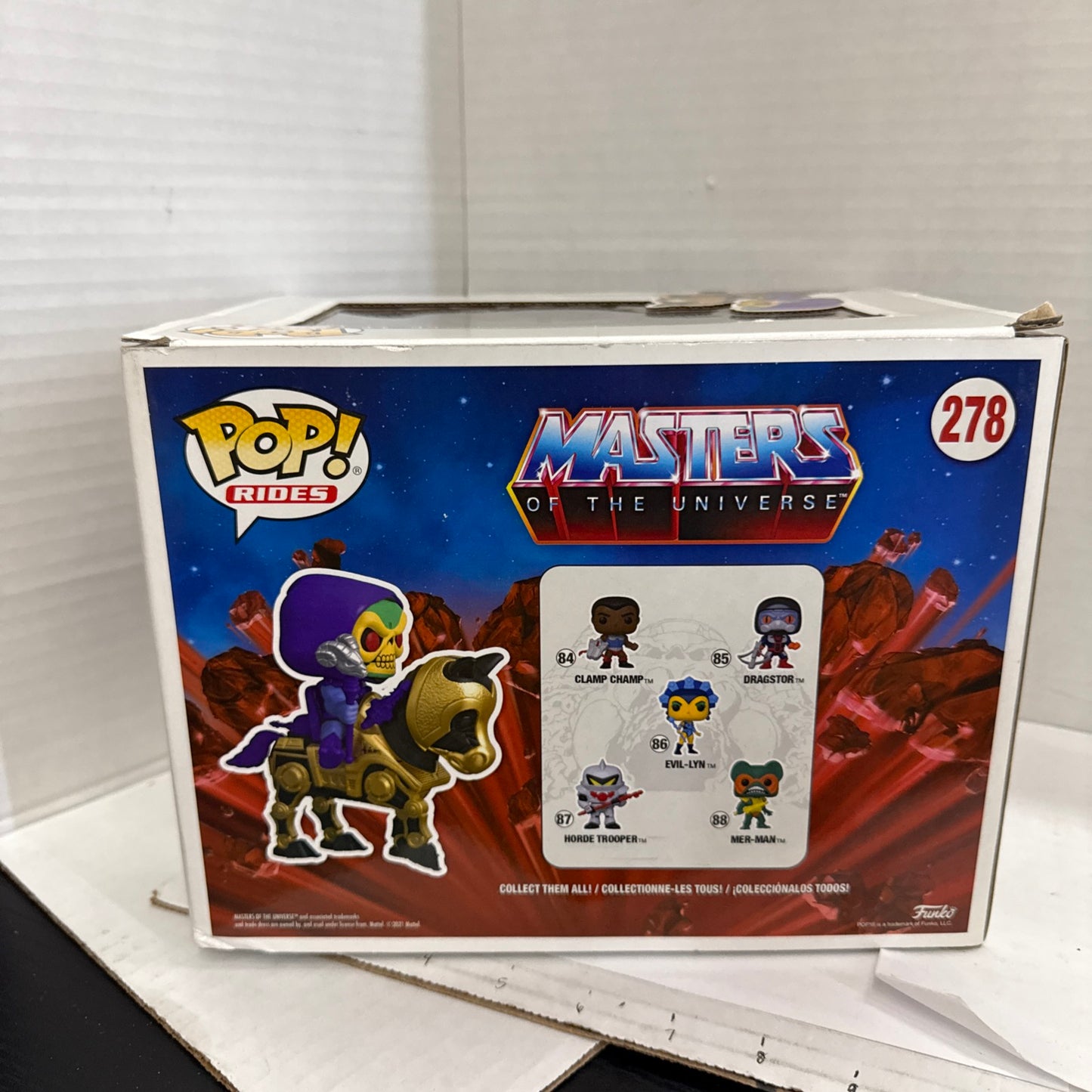 Funko Pop Masters of The Universe  Skeletor On Night Stalker #278 Vinyl Figure