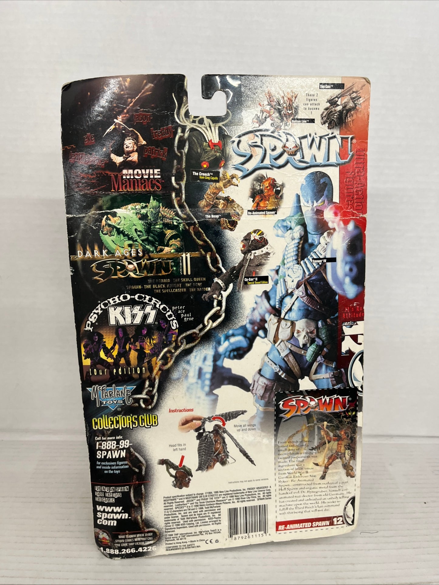 Vintage McFarlane Toys "Re-Animated Spawn"  Series 12 Action Figure 1998