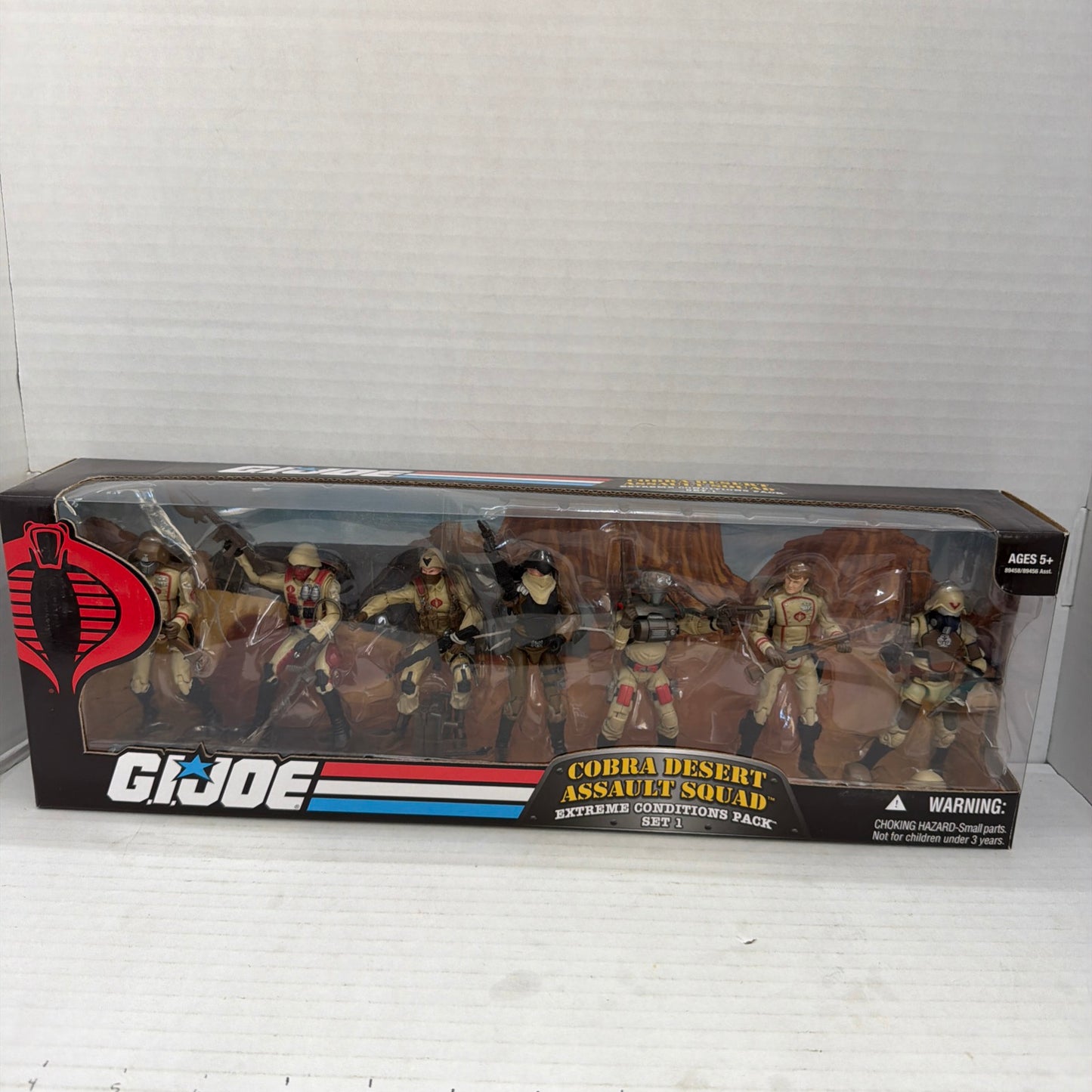 Desert Assault Squad 7 Pack G.I. JOE COBRA 25th Extreme Conditions MIB NEW