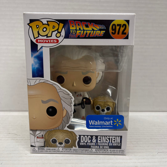 Funko Pop! Vinyl: Back to the Future - Doc & Einstein - Walmart (Exclusive) #972